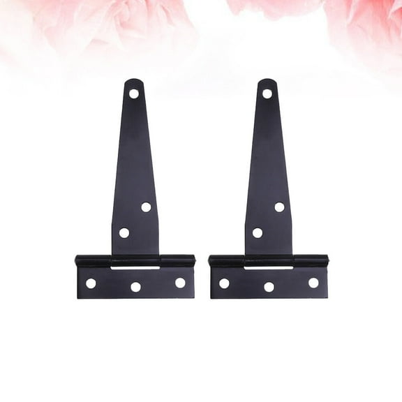 LEORX 2PCS Iron Gate Hardware Black T Shape for General Users