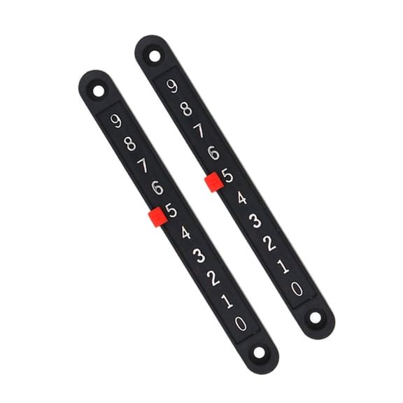 LEORX 2Pcs Foosball Scoring Counters Black Replacement Parts for Table Football Accessories for Fan Gear