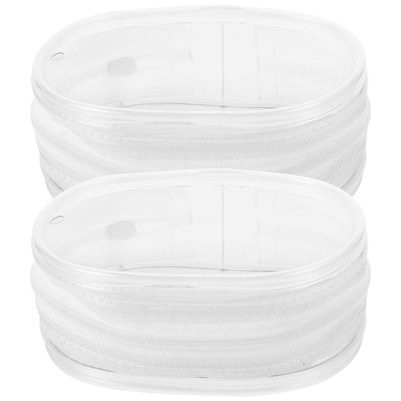LEORX 2Pack Small Figure Display Bag White Color For Dolls And Models 2.36X3.93X1.38IN
