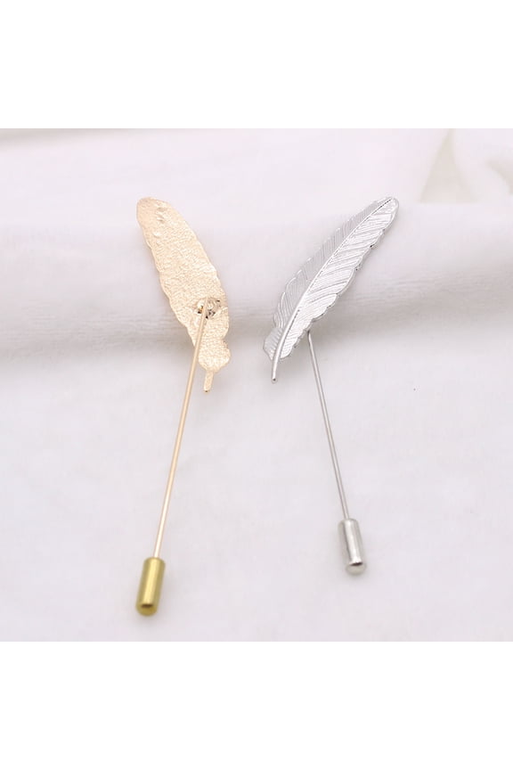 2Pack Vintage Collar Pin for Shirts Alloy Gold for Men Attaching Clothing