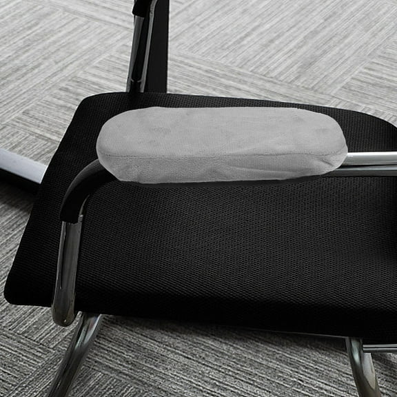 LEORX 2Pcs Ergonomic Elbow Rest Pillow with Breathable Grey Cover for Office and Wheelchair Use