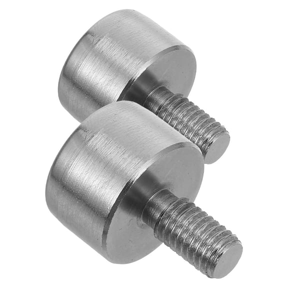 LEORX 2Pcs Ball Bearing Wheels Silver Heavy Duty Steel Smooth Operation for Electronic Devices