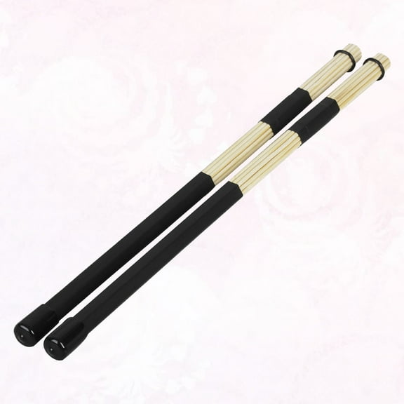 LEORX 2Pcs Bamboo Stick Percussion Sticks For Drummers Musical Instruments Parts