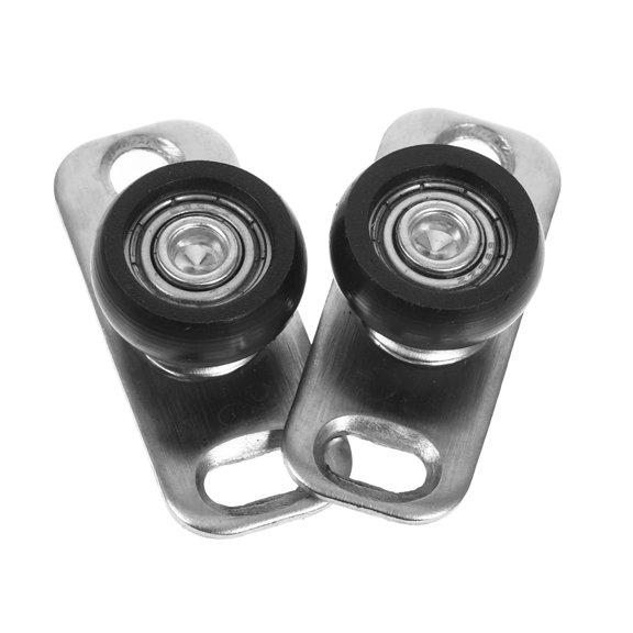 LEORX 2Pcs Barn Door Floor Guide Stainless Steel Sleek Design for Commercial Spaces