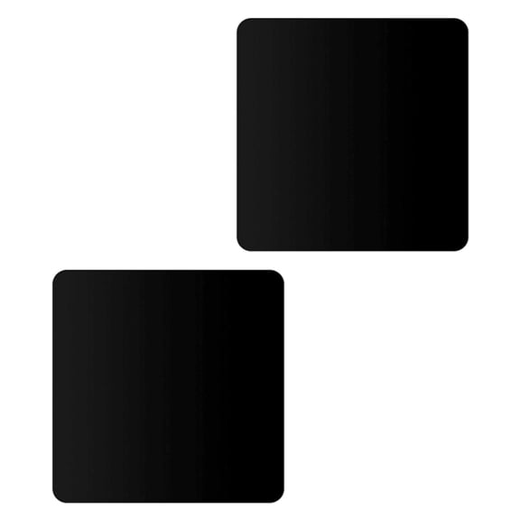 LEORX 2Pcs Black Acrylic Photo Backdrops Board for Studio Shooting Simple Style Photography Props