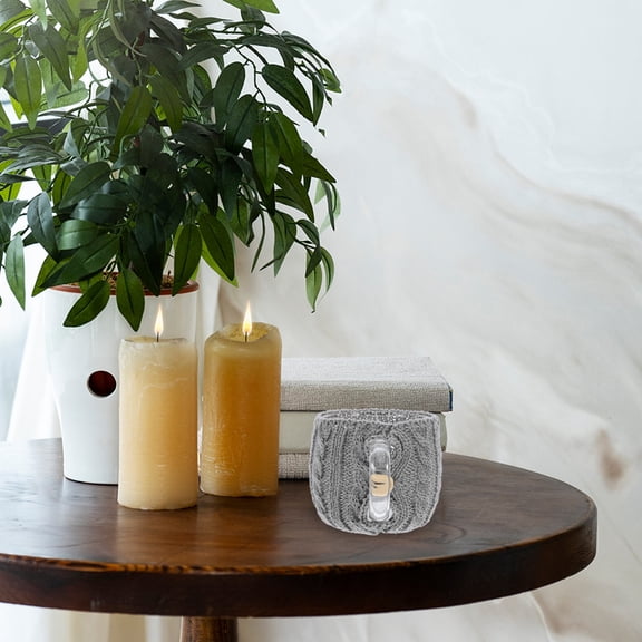 LEORX 2Pcs Coffee Mug Sweater Sleeve Knit Insulated Cylindrical for Home Users and Friends present Giving