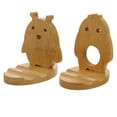 thumbnail image 1 of LEORX 2Pcs Desktop Phone Holder Wood Simple Storage for Restaurant, 1 of 8