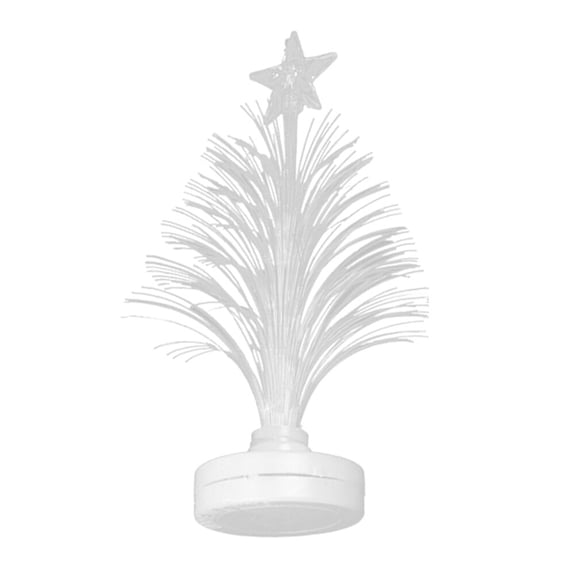 LEORX 2Pcs Fiber Optical Night Light Tree Shaped Plastic Lighting Effect for Bars