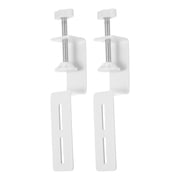 LEORX 2Pcs Heavy Duty C Clamp Tiger Clamps Carbon Steel 7.47X1.38X1.30In for Workstation