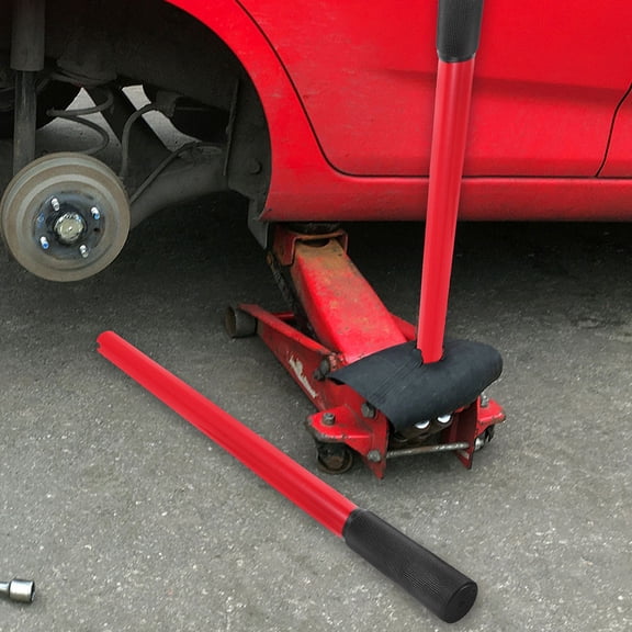 LEORX 2Pcs Horizontal Jack Floor Jack Handle for Construction Workers 14.6x0.8x0.8in