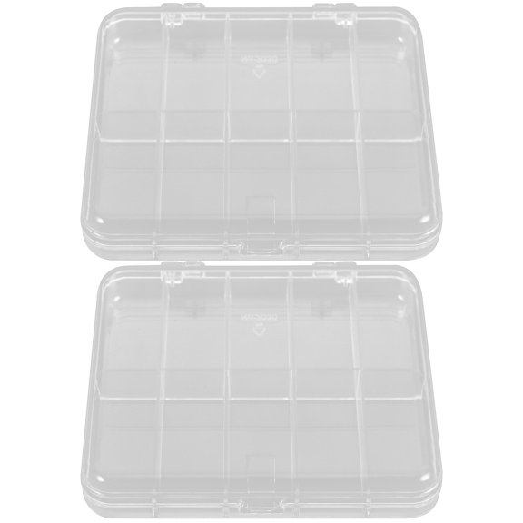 LEORX 2Pcs Jewelry Organizer Box for Handicraft Lovers and DIY Jewelry Storage 11X10.5in
