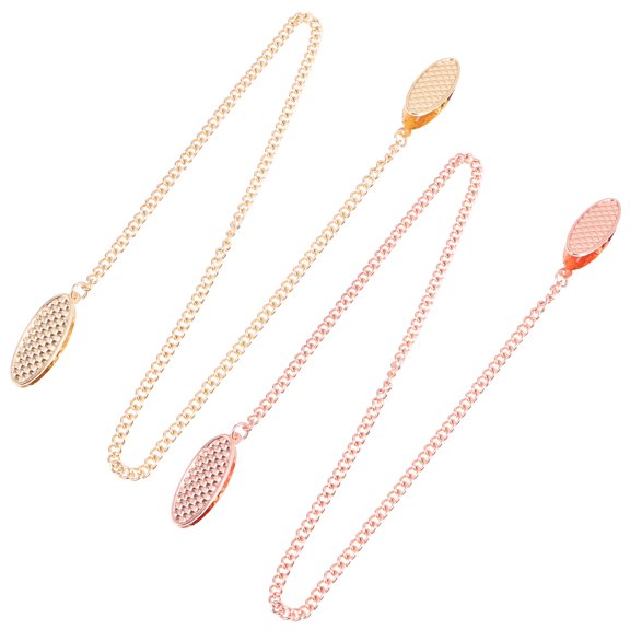 LEORX 2Pcs Metal Napkin Clips Rose Gold Napkin Accessories for Clinic