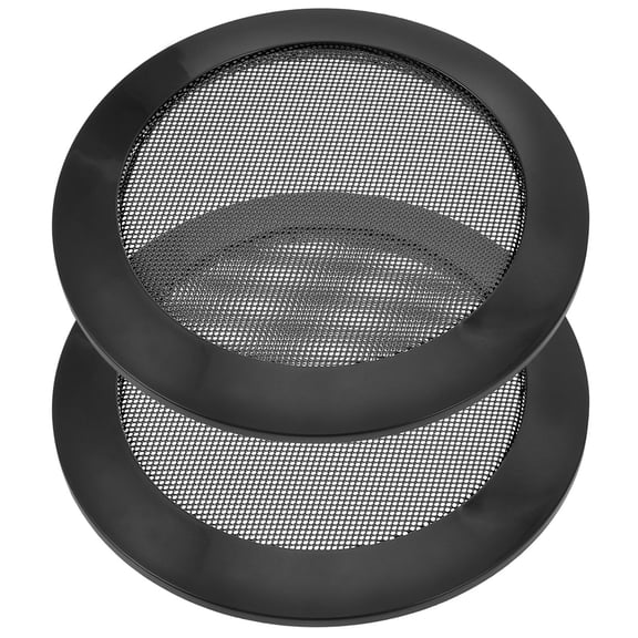 LEORX 2Pcs Metal Subwoofer Speaker Grills Protector for Car Interior Upgrade