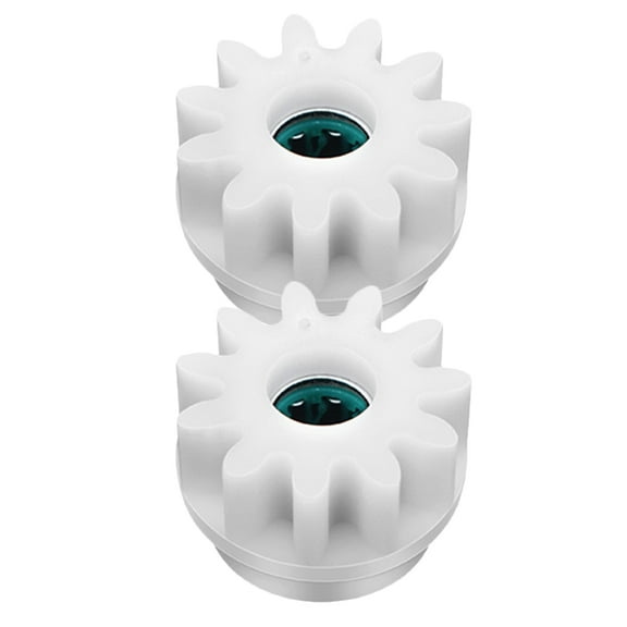 LEORX 2Pcs Mop Bucket Gear Parts Plastic Steel POM for Rotary Mopping Household Cleaning 1*1*0.7in
