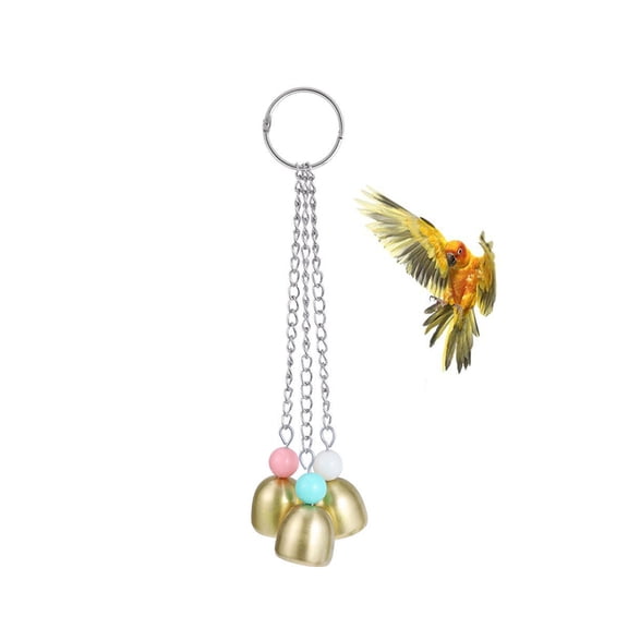 LEORX 2Pcs Bird Enrichment Toys Wooden Ladder Shape Assorted Color for Cockatiels