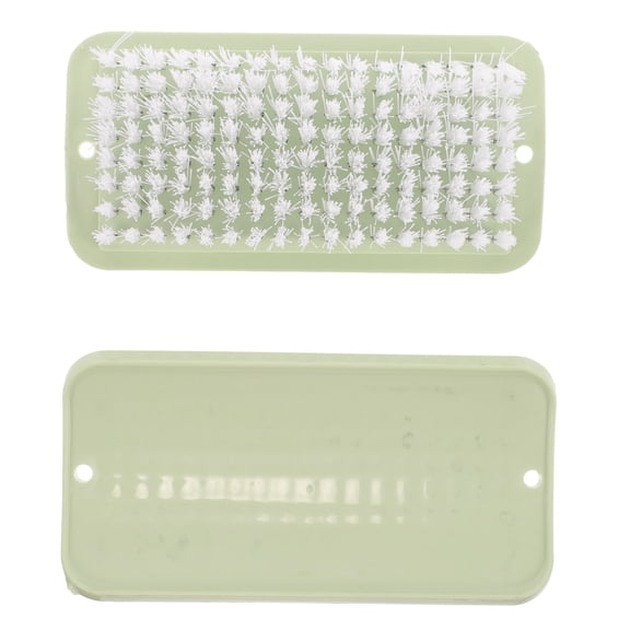 LEORX 2Pcs Portable Light Green PP Shoes Brush for Home and Laundry Cleaning