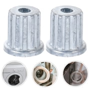 LEORX 2Pcs Pulsator Core Iron Wide Compatibility Parts For Washing Machine Agitator Base Plate 1.06X1.06X0.83in