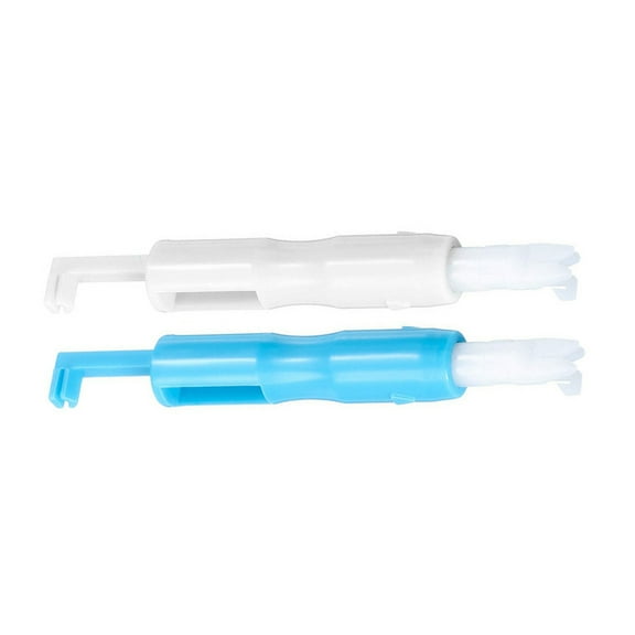 LEORX 2Pcs Threader Sewing Aid Compact Plastic for Beginners and Professionals in 1.0x7.5x1.0in