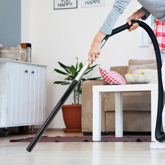 LEORX Extension Tube for Vacuum Vacuum Extender Rod Black Abs 2Pcs