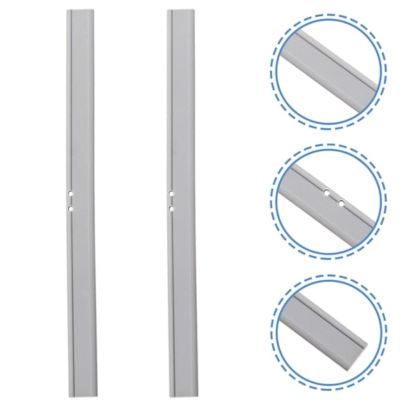 LEORX 2Pcs Windows Cleaning Tools for Home Use Grey Rubber 10 Inch Strip
