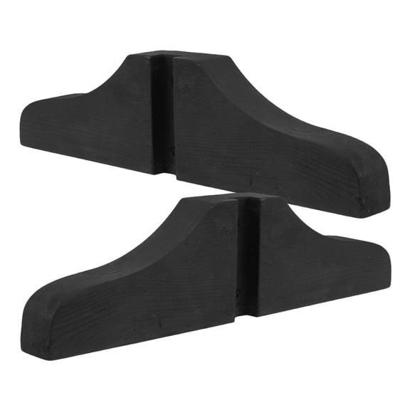 LEORX Pet Gate Support Feet Wooden Room Divider Stand Black Stable Base Indoor Use 2Pcs