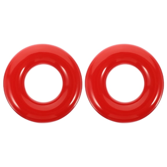 LEORX 2Set Iron Golfing Weighted Rings Red 1.5X6.3X6.3CM For Training And Muscle