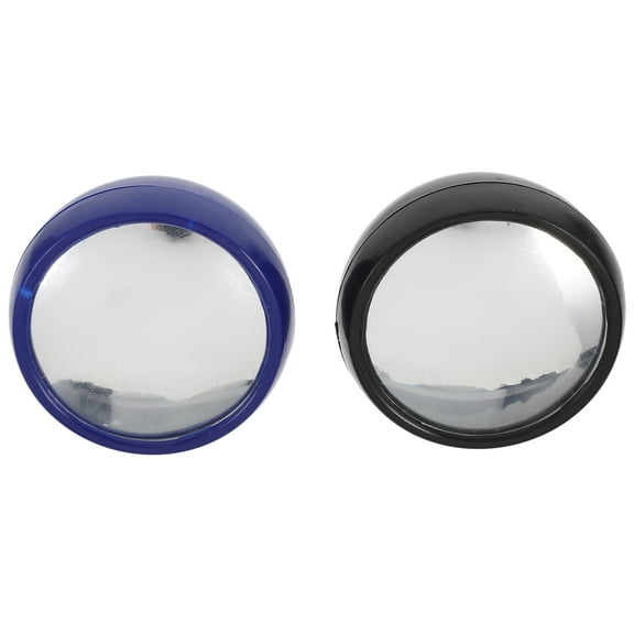 LEORX 2Set Rearview Mirror For Computer Monitor Magnifying Function Black 8.00X8.00X5.00In