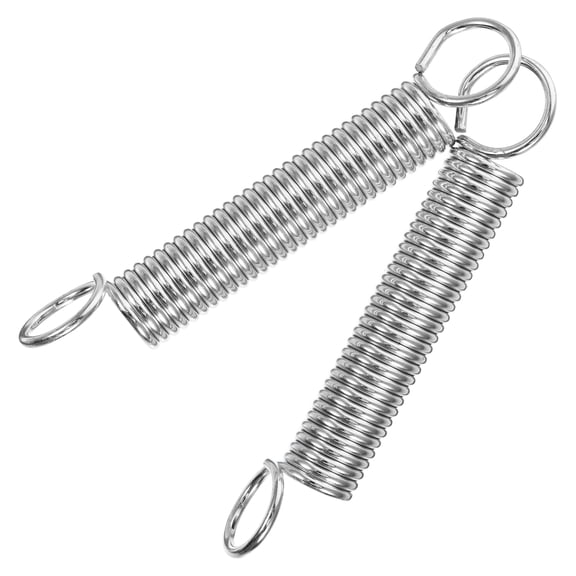 LEORX 2Set Steel Spring Bracket Compressed Spring for Micro Tiller Agricultural Machinery 3.4X0.6X0.6in