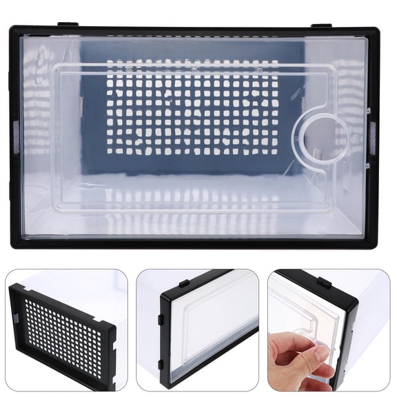 LEORX 2Set Storage Containers Transparent PP Drawer Type for Bedroom Organization