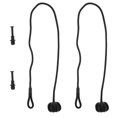 thumbnail image 1 of LEORX 2Sets Car Trunk Boot Straps for Trunk Organization Black Adjustable Bungee Cords with Hooks, 1 of 8