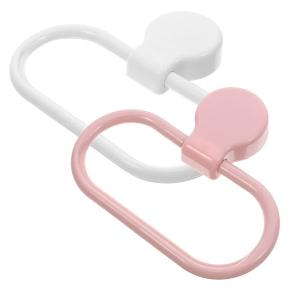 LEORX 2Pcs Pool Towel Rack with Adhesive Mount Easy Installation Wall Storage