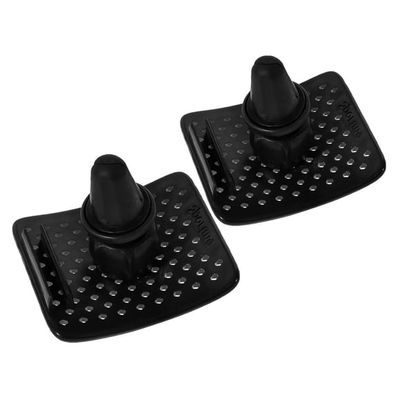 LEORX Air Conditioning Baffle Car Air Conditioner Vent Deflector Black ABS 2Pcs