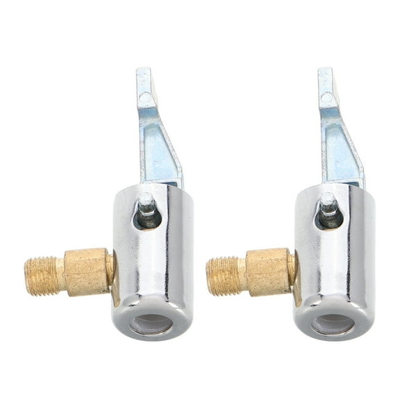 LEORX 2pcs Air Chuck Air Pump Connectors Zinc Alloy Portable Design For Campers Outdoor Inflation