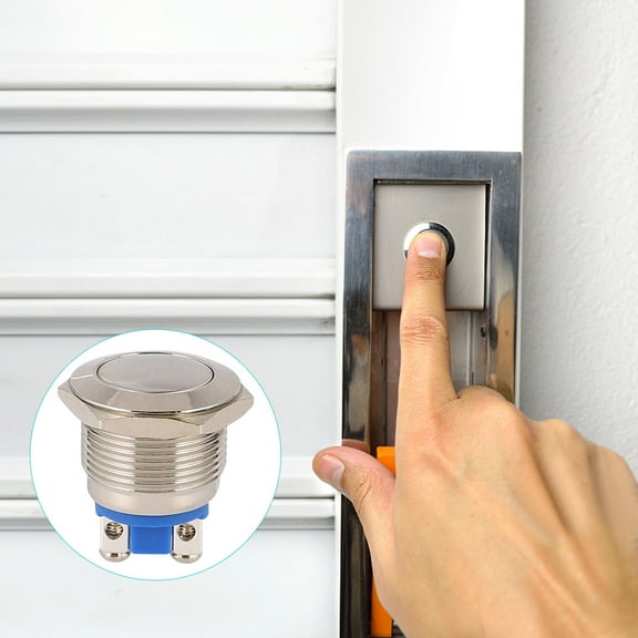 LEORX 2pcs Appliance Surge Protector Metal Flat Button Waterproof for Electricians Outdoor Use