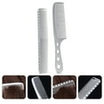 thumbnail image 1 of LEORX Steel Barber Combs Anti-Static Design for Healthy Silky Hair 2Pcs, 1 of 8