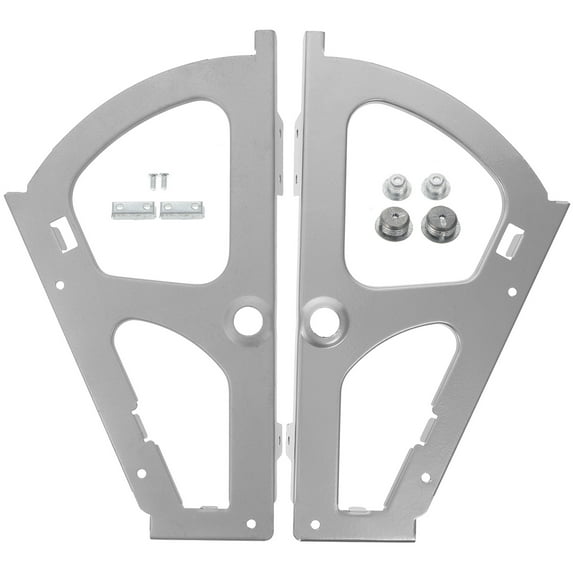 LEORX 2pcs Shoes Drawer Cabinet Hinge Rack Iron Smooth Surface Grey Home Use