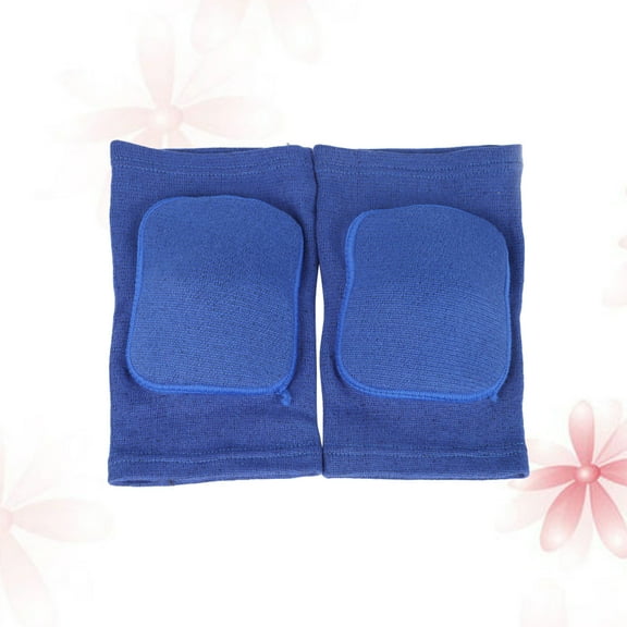 LEORX 2pcs Sports Outdoor Knee Pads Blue Latex Yarn Non Slip For Football