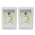 thumbnail image 1 of LEORX 2pcs Under-Cabinet Lights Night Light Waterproof ABS Wall Mounted for, 1 of 1
