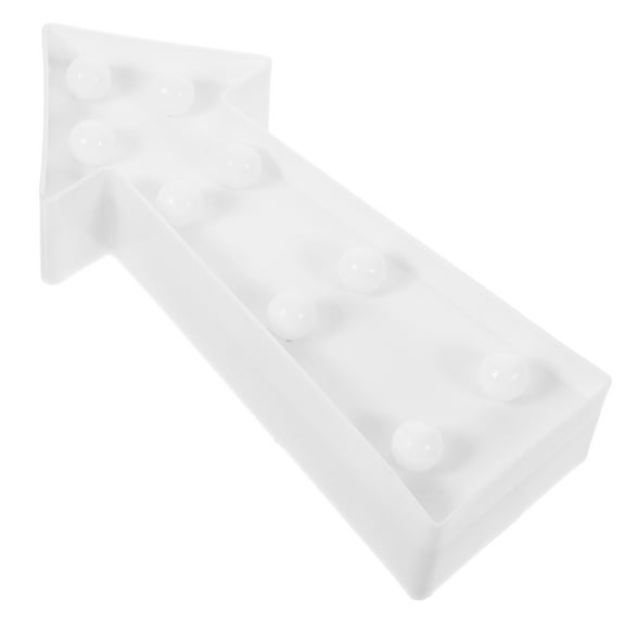 LEORX Arrow Wall Decor Plastic White Modern Lighting for Home Owners 1Pcs