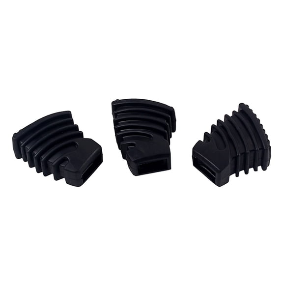 LEORX  3 Pcs Percussion Drum Leather Foot Mat Stand Feet Upgrade Rack