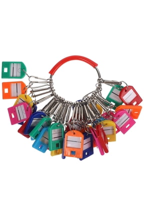 30 Key Chain Identification Tags Portable Key Organizer Assorted Color For Friends And Individuals