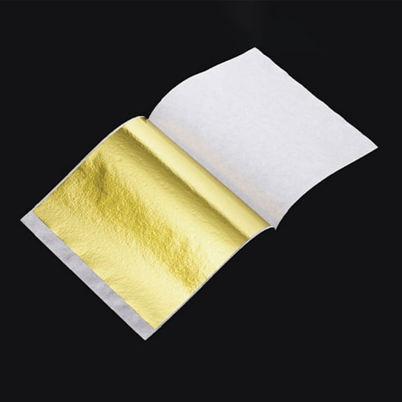 LEORX Imitation Gold Leaf Sheets for DIY Handcraft Decoration Assorted Color