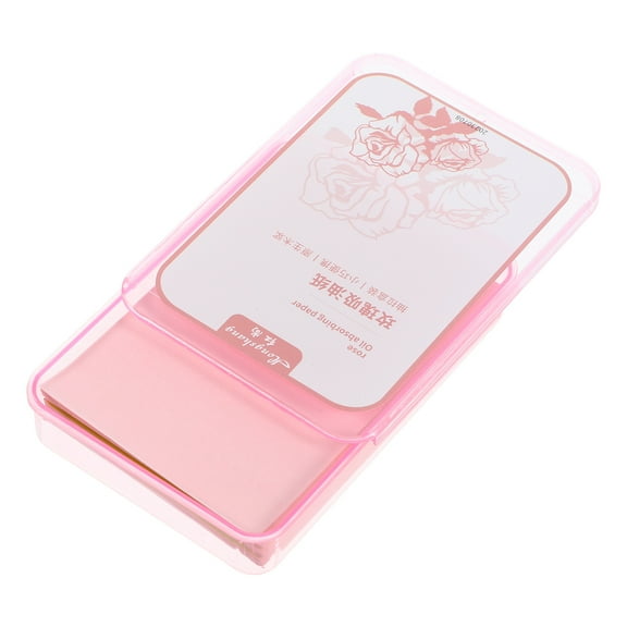 LEORX Pink Face Cleaning Paper Oil Absorbing Sheets Comfortable Skin Friendly
