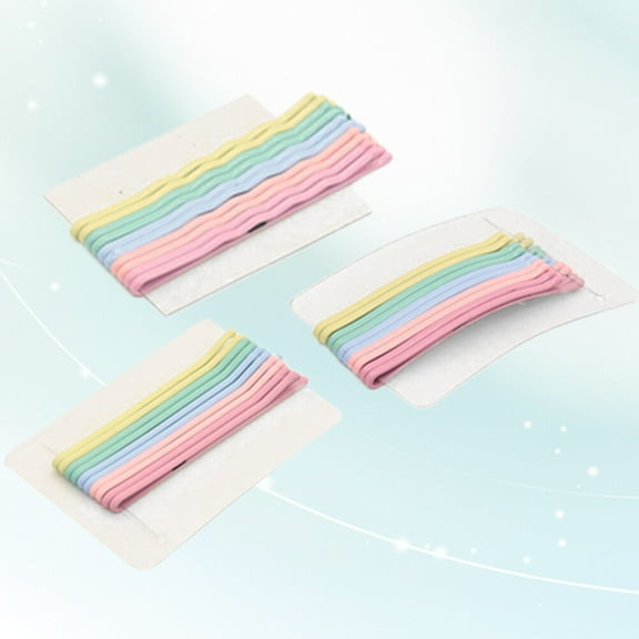 LEORX 30PCS Mixed Color Hair Clips Metal U Shaped Hair Decoration for Women