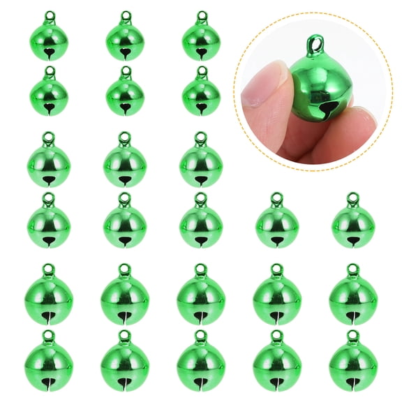 LEORX 30pcs Small Mini Bells Copper Joyful Sound for Christmas Decorations