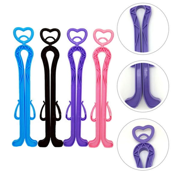 LEORX Housewives Boot Clips Plastic 4Pcs Assorted Color