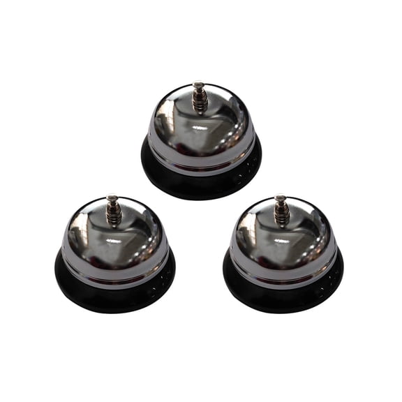 LEORX 3Pack Shop Bell with Loud Sound for Bar and Kitchen Use in Classic