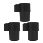 LEORX 3Pcs Alto Saxophone Parts Black ABS Noise Reduction for Musicians