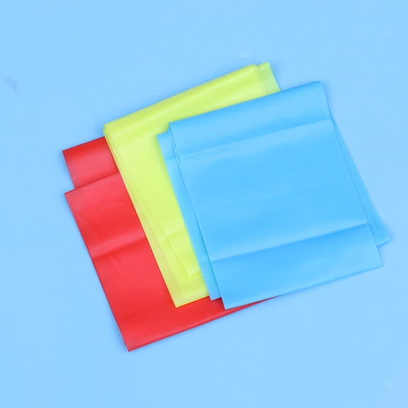 LEORX 3Pcs Ballet Stretch Band Latex Stretch Band for Flexibility Red Blue Yellow