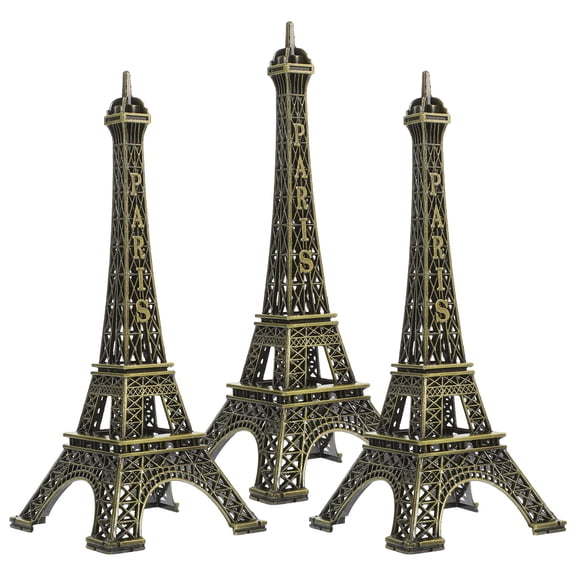 LEORX 3Pcs Eiffel Tower Model Iron Table Decor Decoration for present Giving